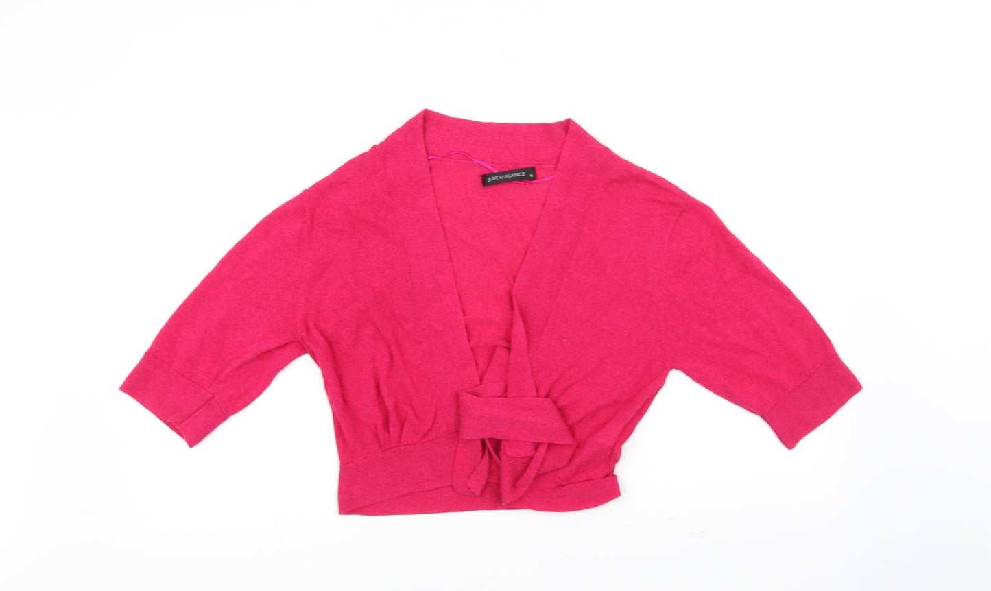 Just Elegance Womens Pink   Cardigan Jumper Size M