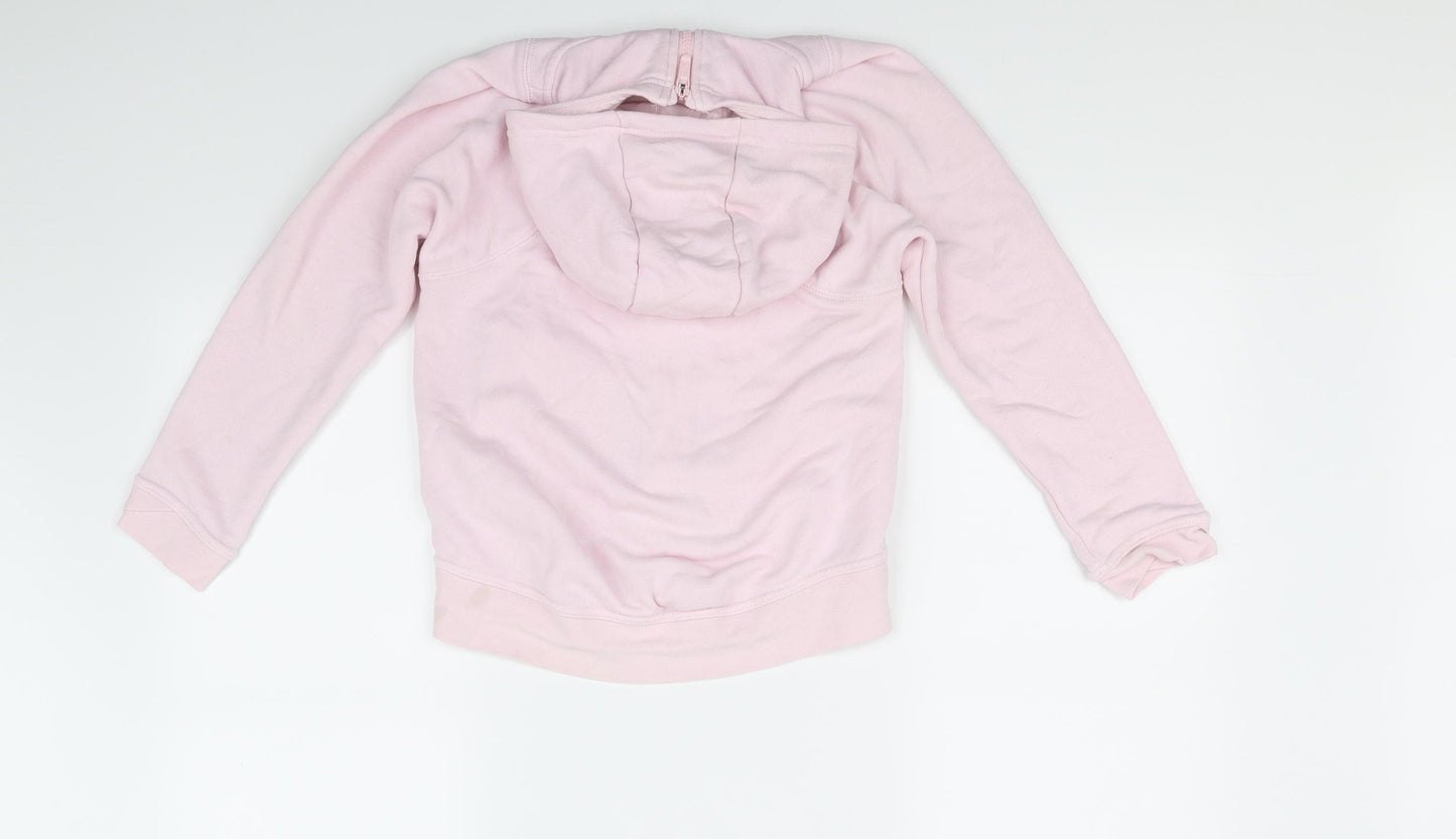 Nike Girls Pink   Full Zip Hoodie Size 8-9 Years