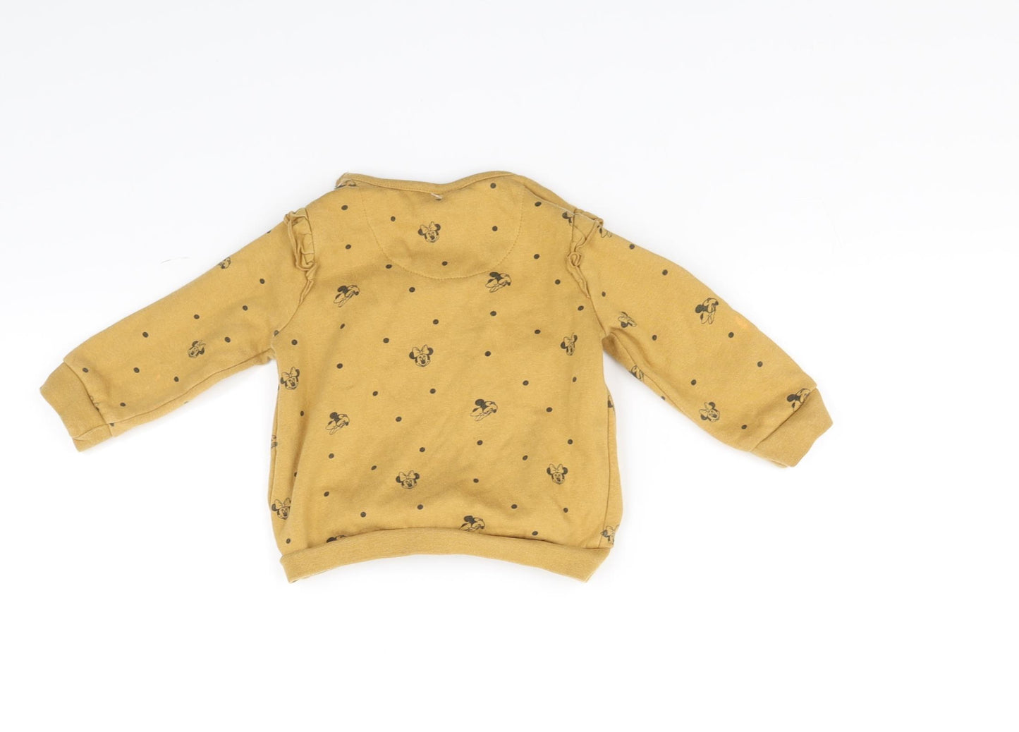 Disney Boys Yellow   Pullover Jumper Size 2-3 Years