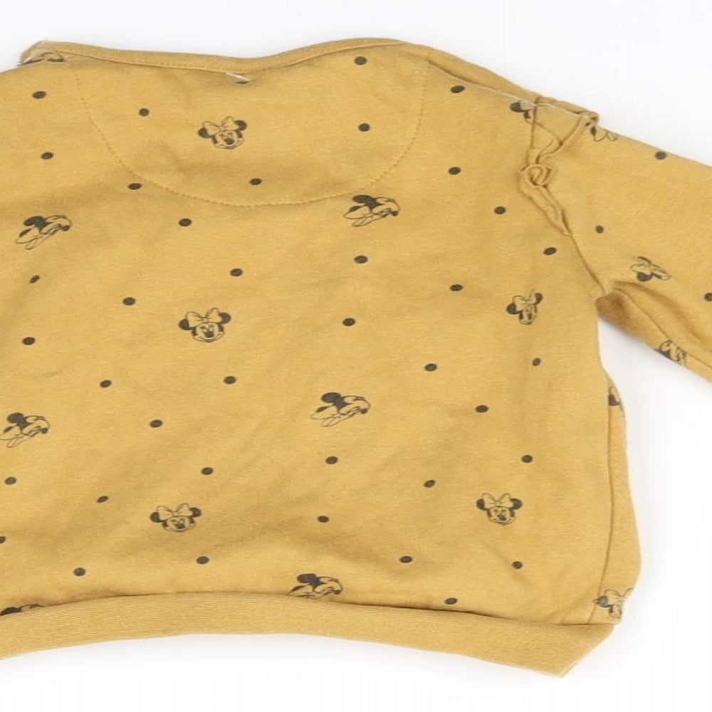 Disney Boys Yellow   Pullover Jumper Size 2-3 Years