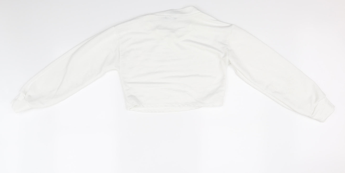 PRETTYLITTLETHING Womens White   Basic T-Shirt Size 12