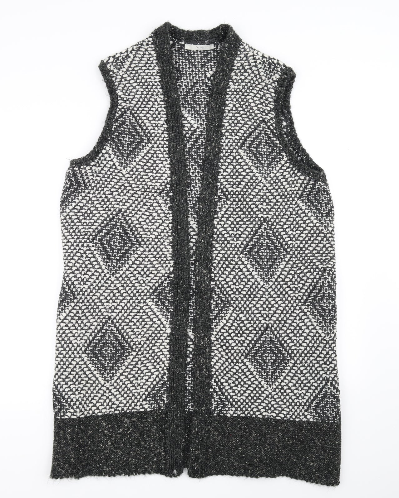 George Womens Grey   Cardigan Jumper Size 16