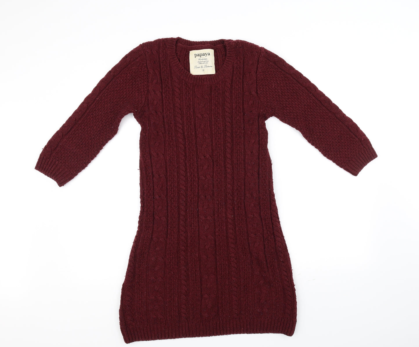 Papaya Womens Red   Fit & Flare  Size 10