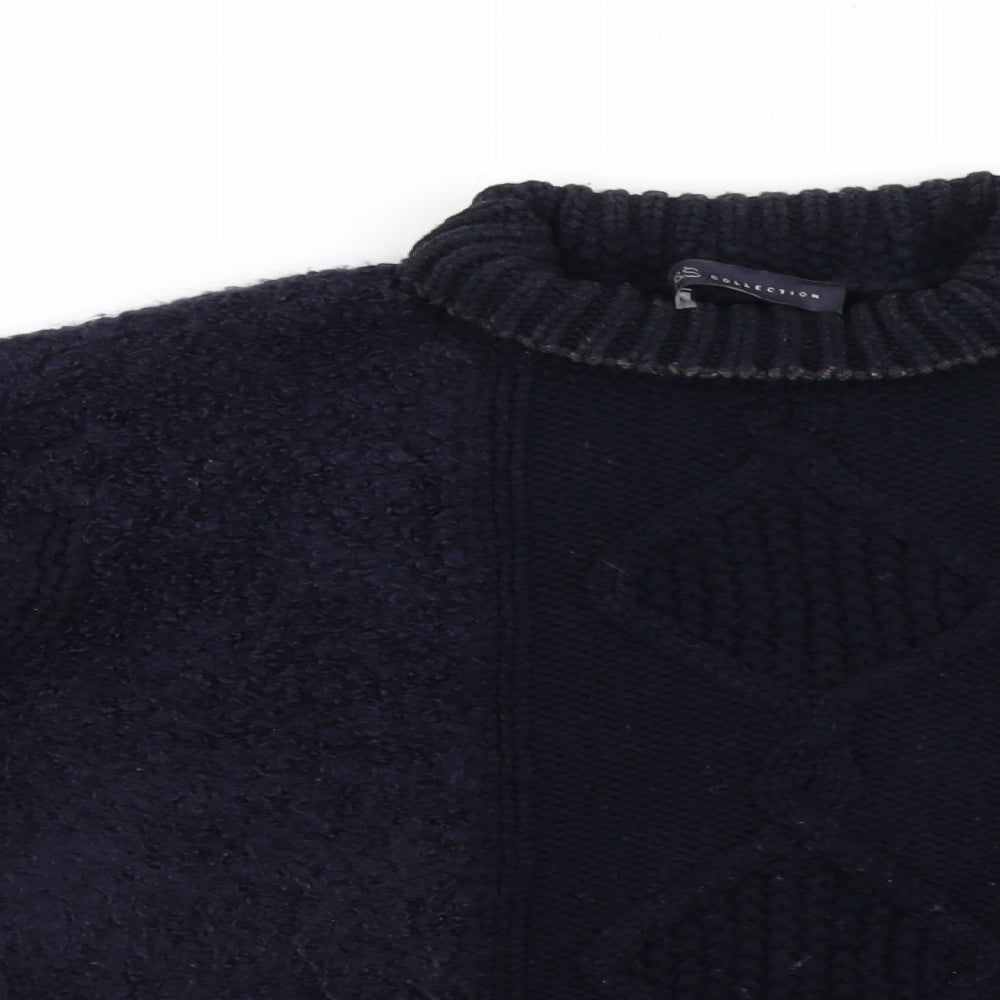 M&S Collection Womens Blue   Pullover Jumper Size 12