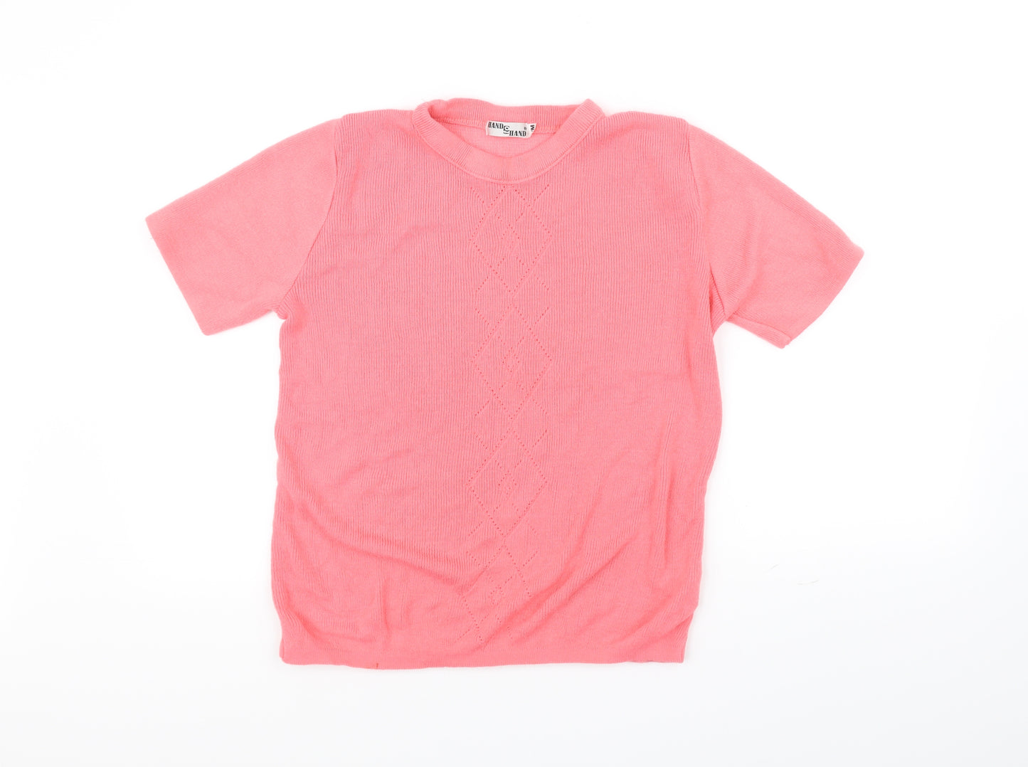 Hand to Hand  Womens Pink   Pullover Jumper Size M