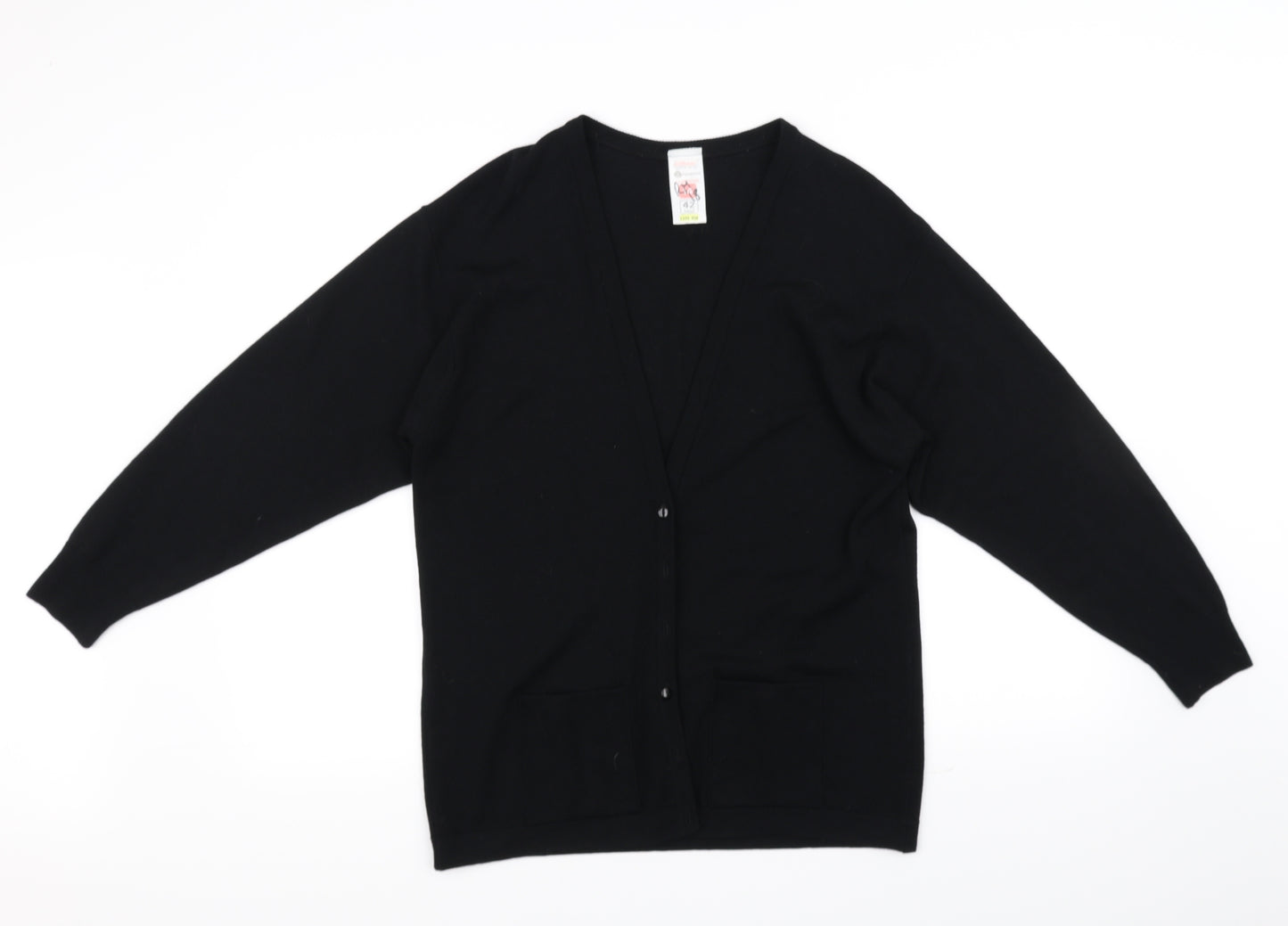 st michael Womens Black   Cardigan Jumper Size 14