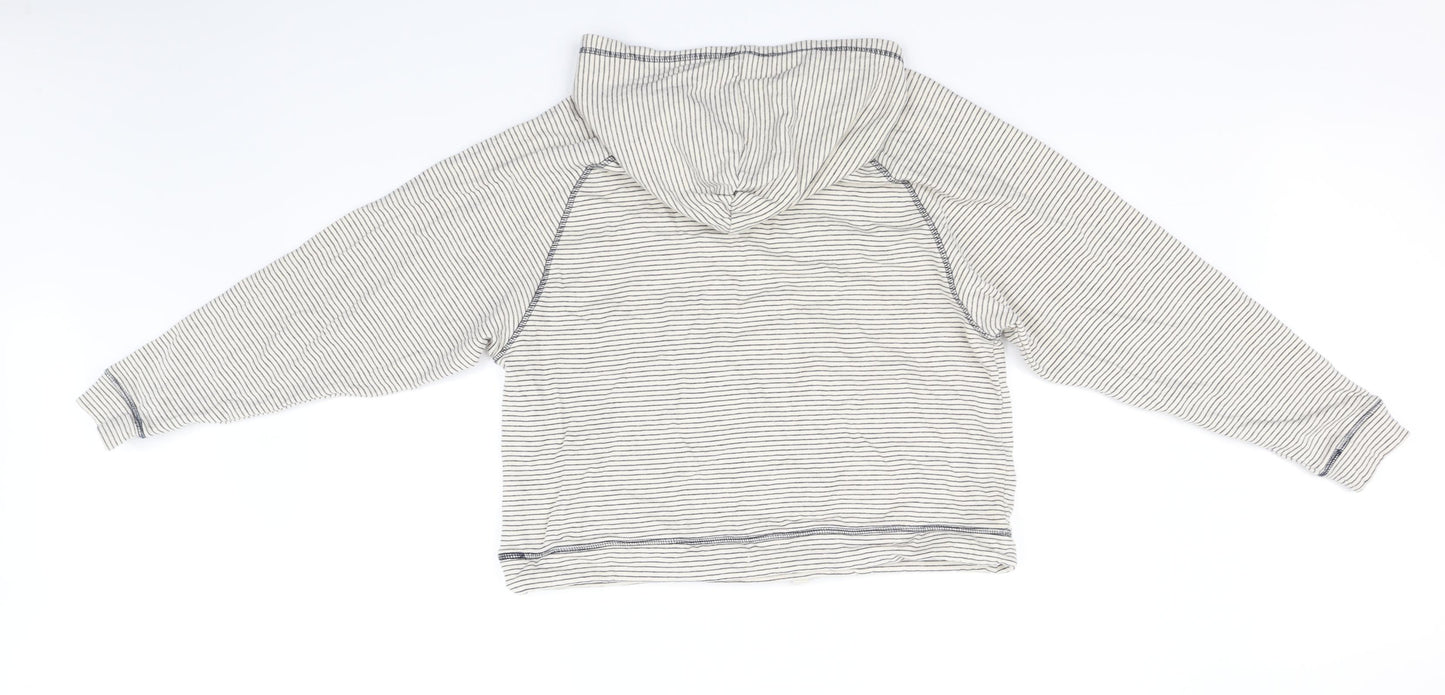 F&F Womens Beige Striped  Pullover Jumper Size 6