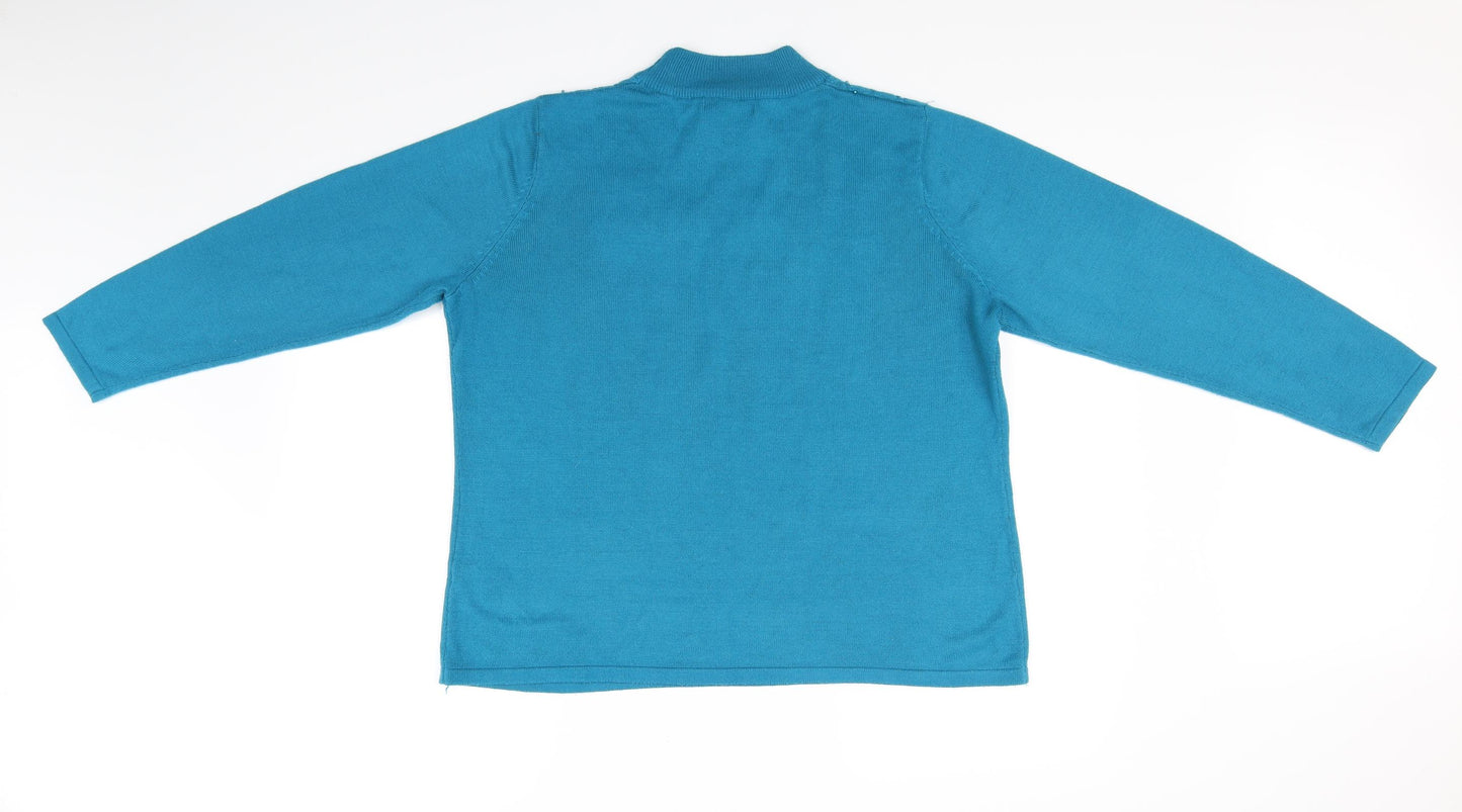 BM Womens Blue   Pullover Jumper Size L