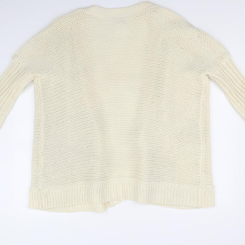 Noisy may Womens Beige   Cardigan Jumper Size S