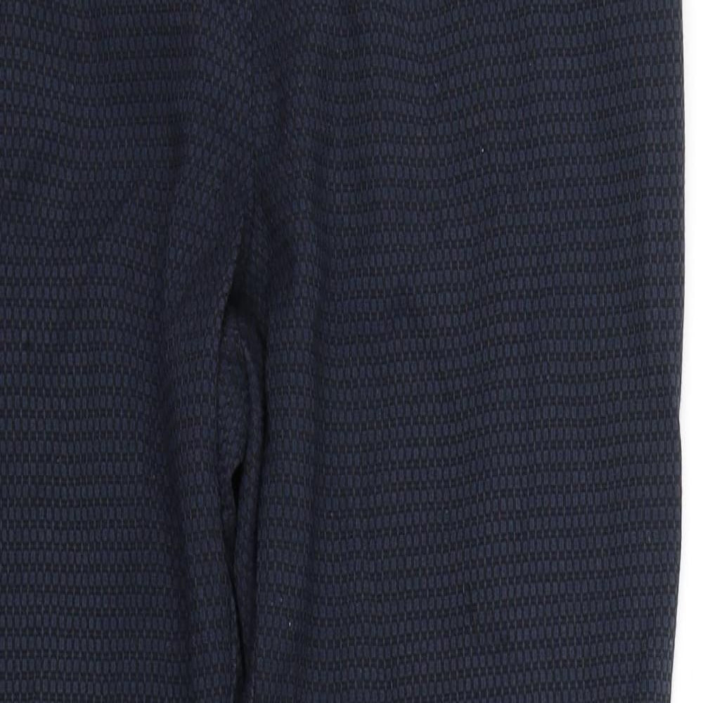 M&S Collection Womens Blue   Trousers  Size 12 L33 in