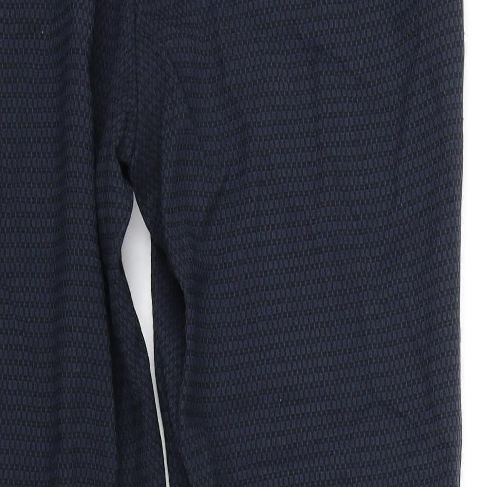 M&S Collection Womens Blue   Trousers  Size 12 L33 in