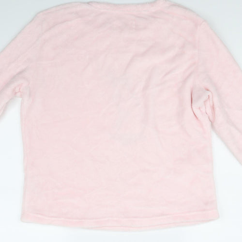 F&F Womens Pink Solid  Top Pyjama Top Size L