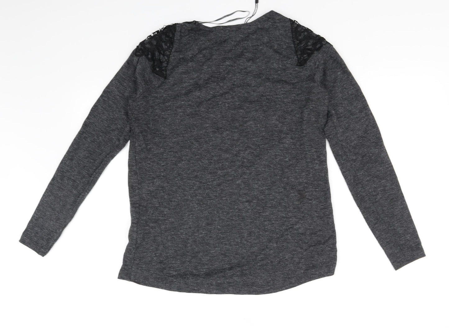 Zara Womens Grey   Basic T-Shirt Size 8