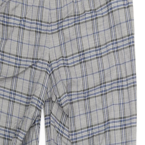 The Evie Womens Grey Check  Trousers  Size 16 L25 in
