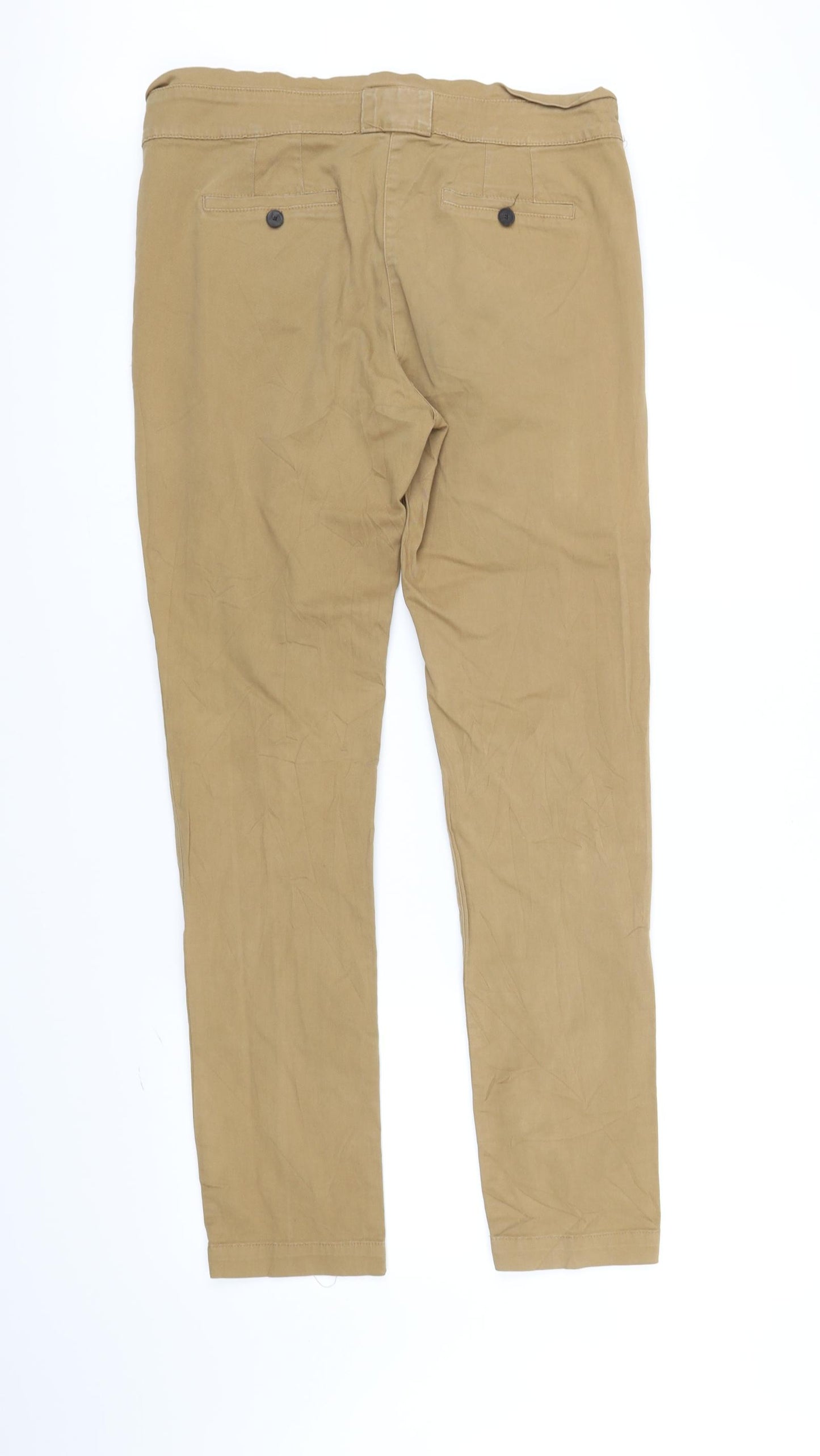Berksha Womens Beige   Trousers  Size 8 L32 in