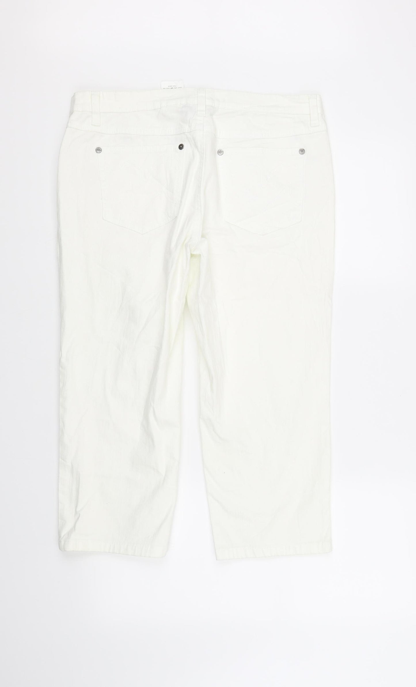 Bpc Womens White   Trousers  Size 12 L23 in