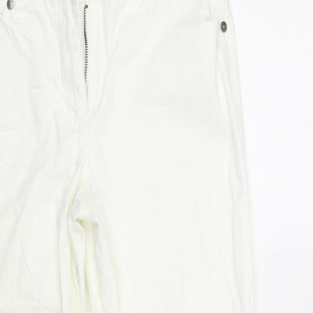 Bpc Womens White   Trousers  Size 12 L23 in