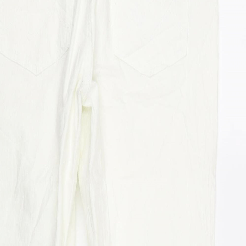Bpc Womens White   Trousers  Size 12 L23 in