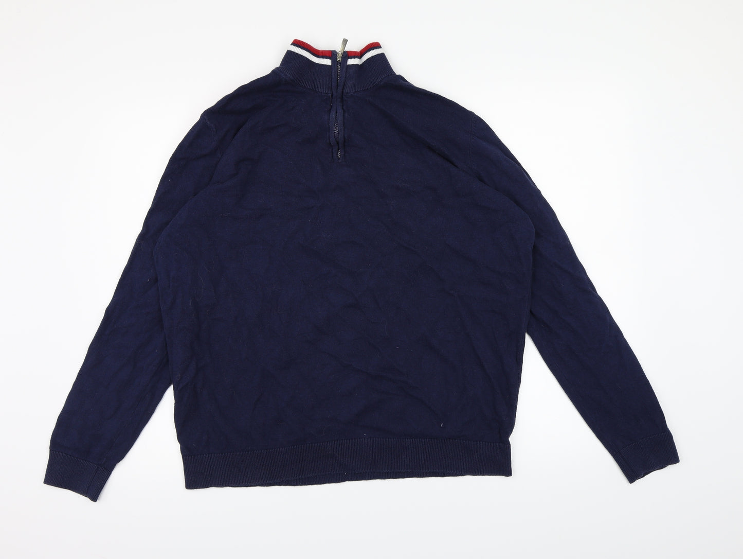 George Mens Blue  Knit Pullover Jumper Size XL