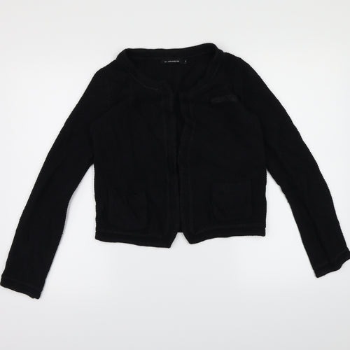 Monoprix Autreton Womens Black  Knit Cardigan Jumper Size S
