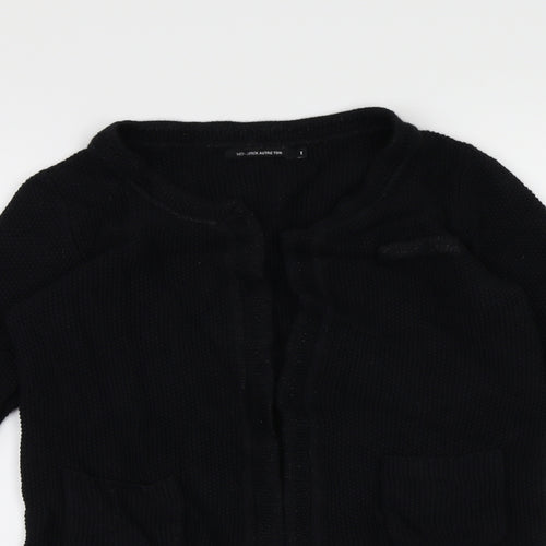 Monoprix Autreton Womens Black  Knit Cardigan Jumper Size S