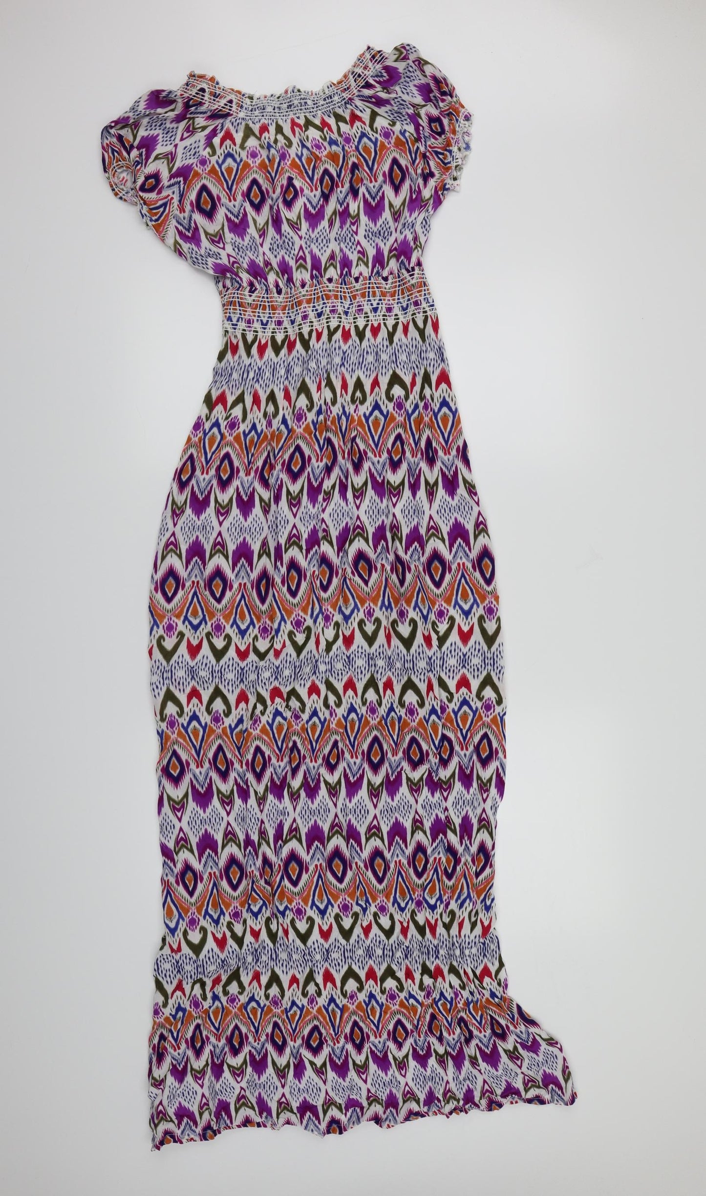 New Look Womens Multicoloured Geometric  Maxi  Size 10