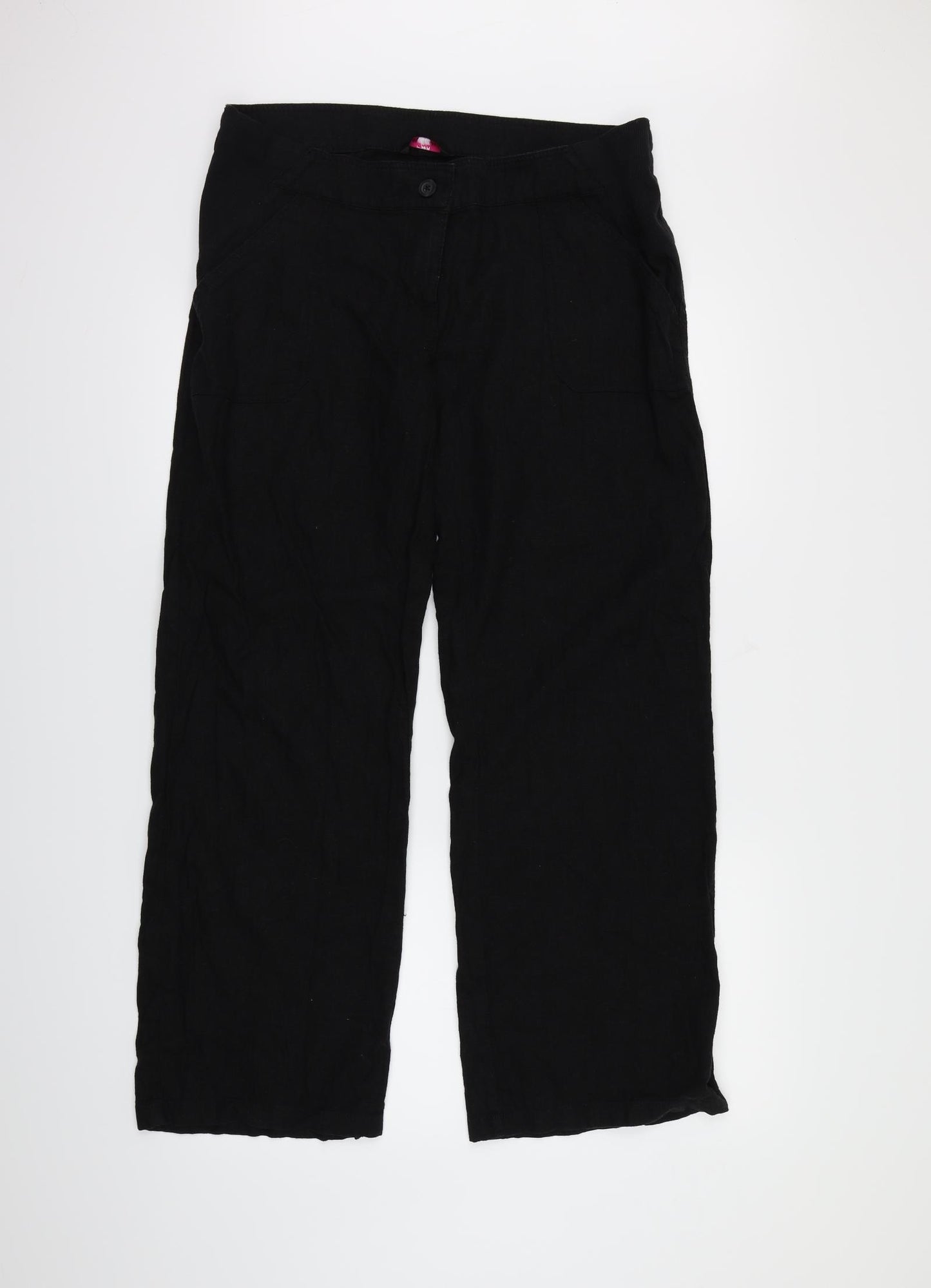 EVIE  Womens Black   Trousers  Size 14 L28 in