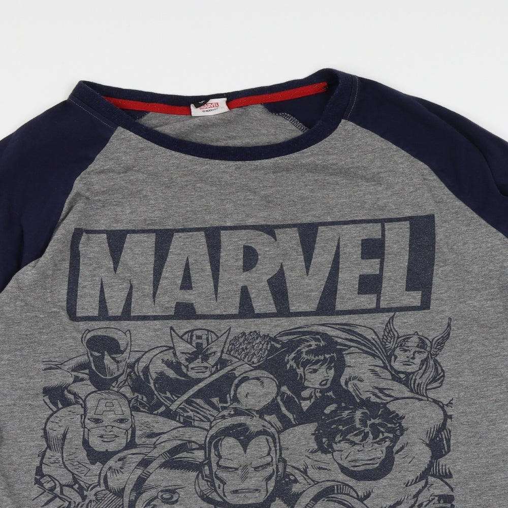 George Mens Grey    Pyjama Top Size L  - MARVEL