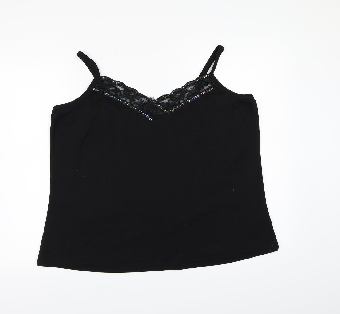 Joanna Hope Womens Black   Camisole Tank Size 26