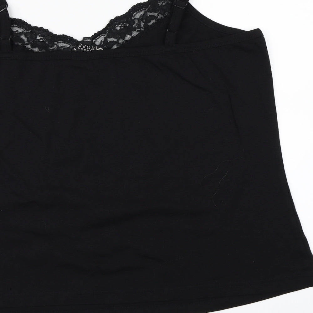 Joanna Hope Womens Black   Camisole Tank Size 26
