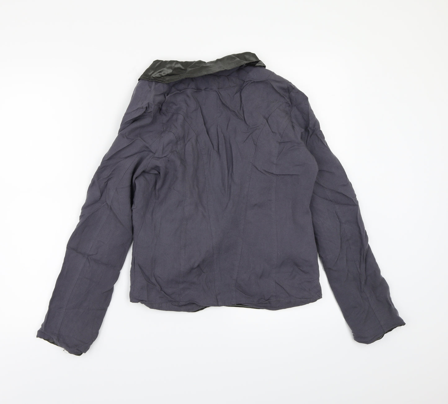 Crafted Womens Purple   Jacket Blazer Size 10