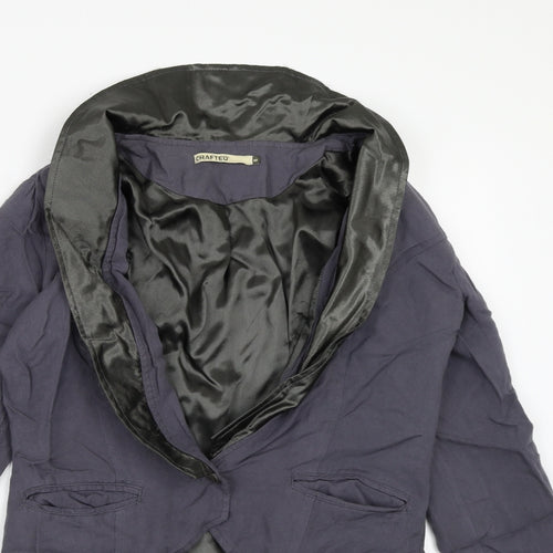 Crafted Womens Purple   Jacket Blazer Size 10