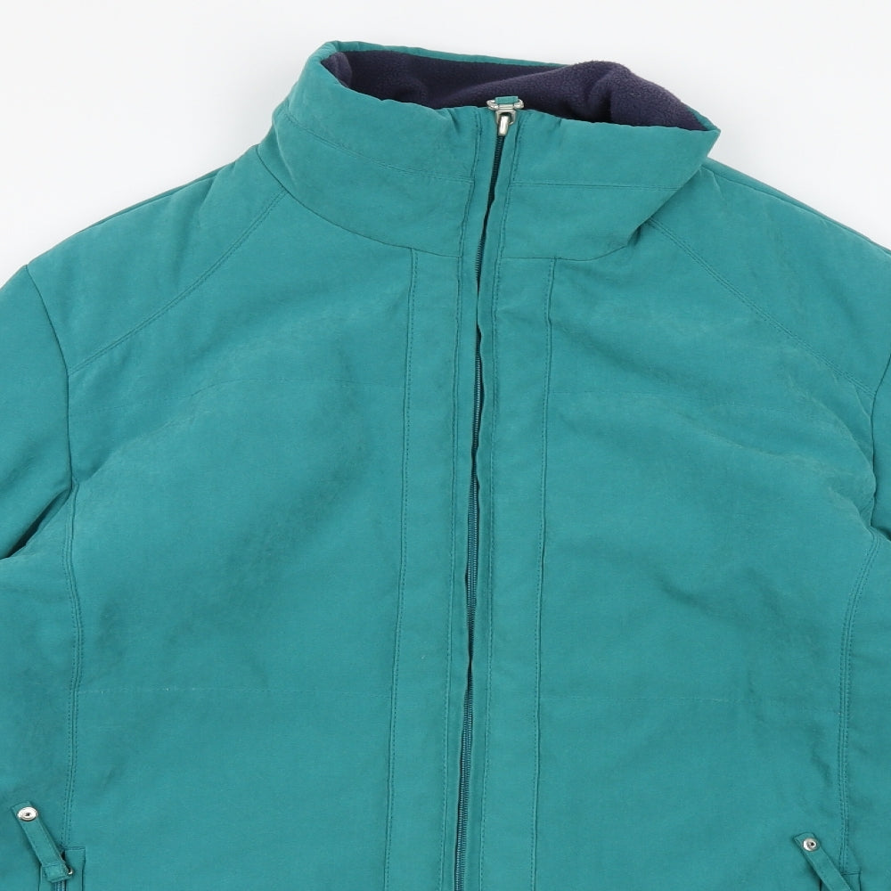 Klass Collection Womens Blue   Overcoat Coat Size L