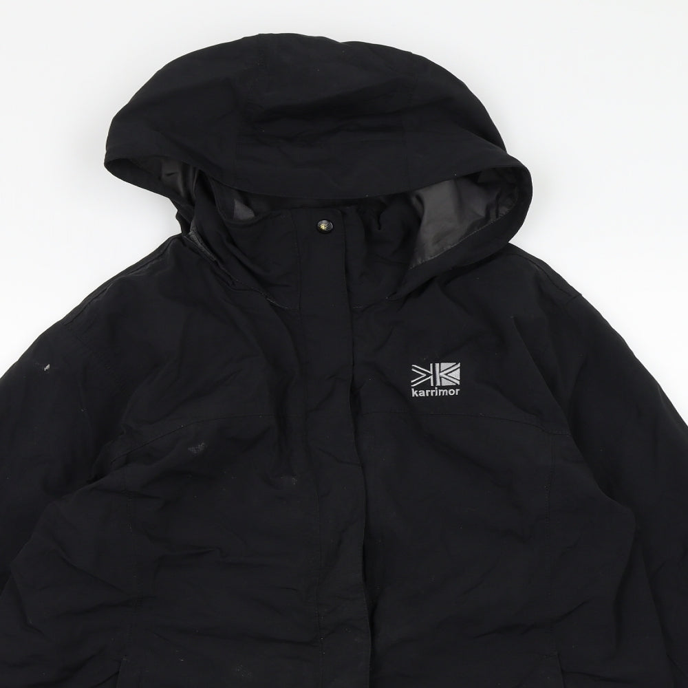 Karrimor Womens Black   Rain Coat Coat Size 12