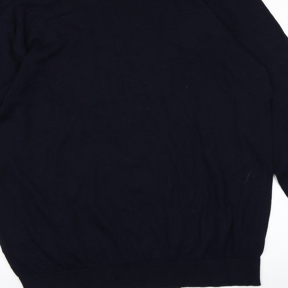 George Mens Blue  Knit Pullover Jumper Size XL