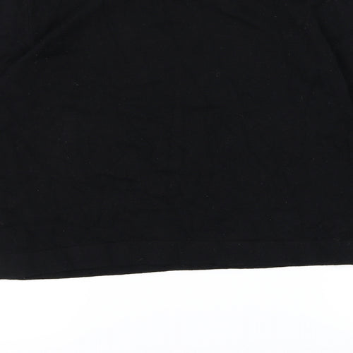 H&M Girls Black  Knit Pullover Jumper Size 14-15 Years