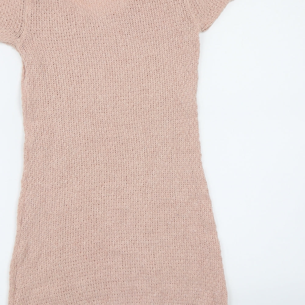 Atmosphere Womens Pink  Knit Jumper Dress  Size 8