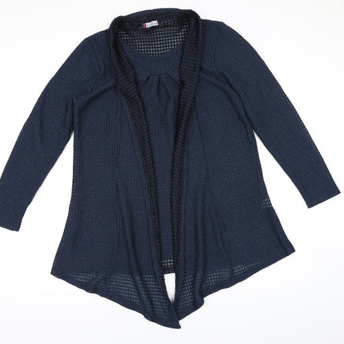 Collection London Womens Blue  Knit Cardigan Jumper Size 16