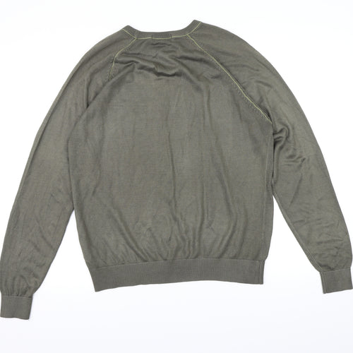 Marks and Spencer Mens Brown  Knit Pullover Jumper Size M