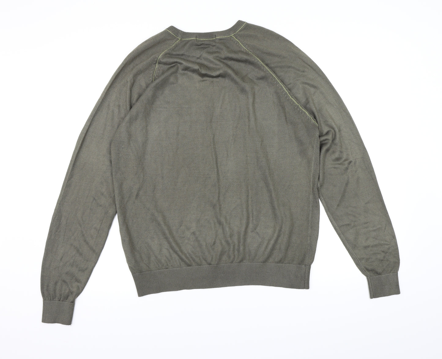 Marks and Spencer Mens Brown  Knit Pullover Jumper Size M