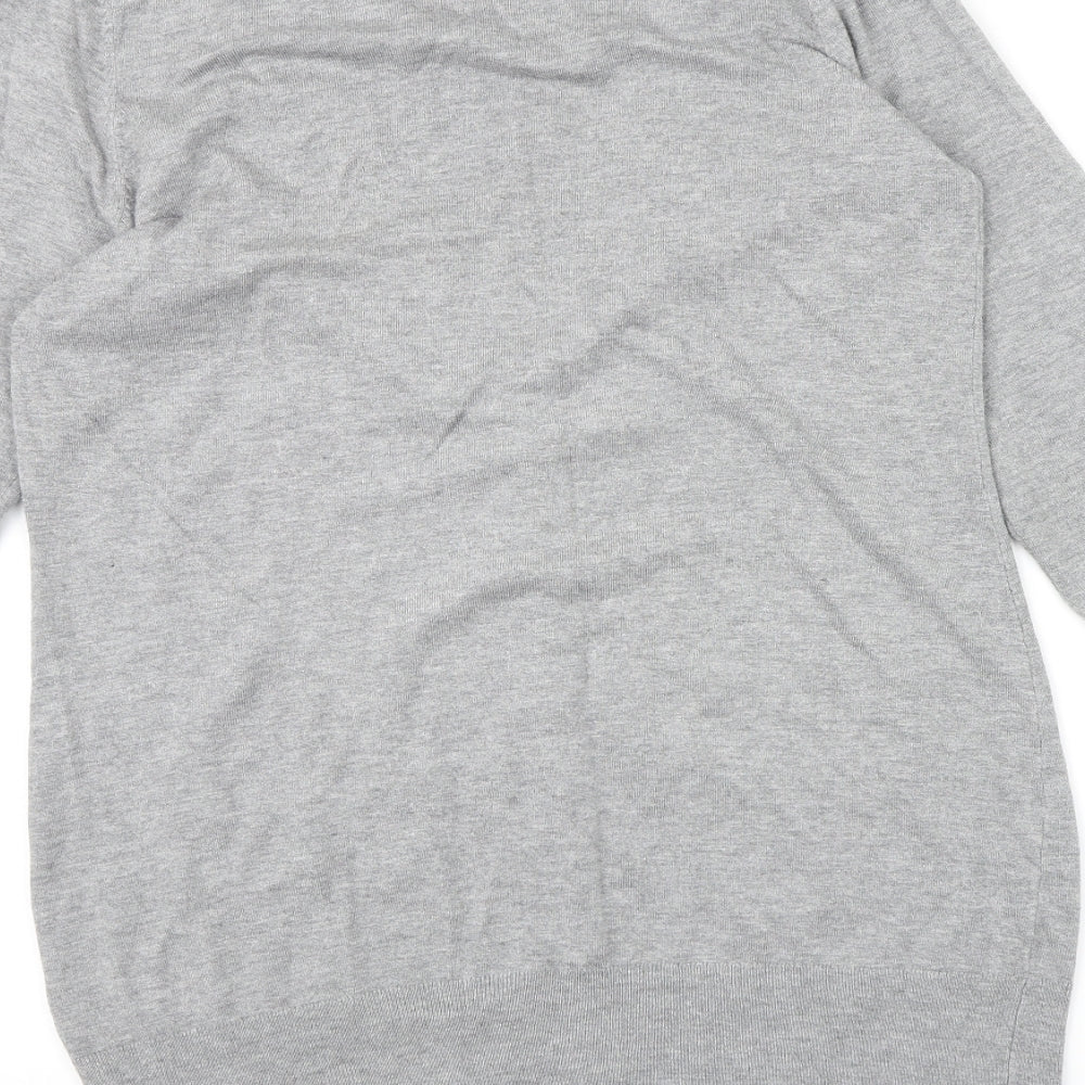 George Womens Grey  Knit Cardigan Jumper Size 16