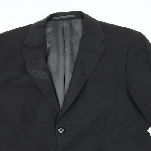 Marks and Spencer Mens Grey  Rayon Jacket Blazer Size 42