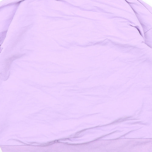 NEXT Girls Purple  Jersey Pullover Sweatshirt Size 7 Years