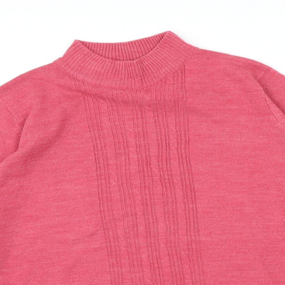 Honor Milburn Womens Pink  Knit Pullover Jumper Size M