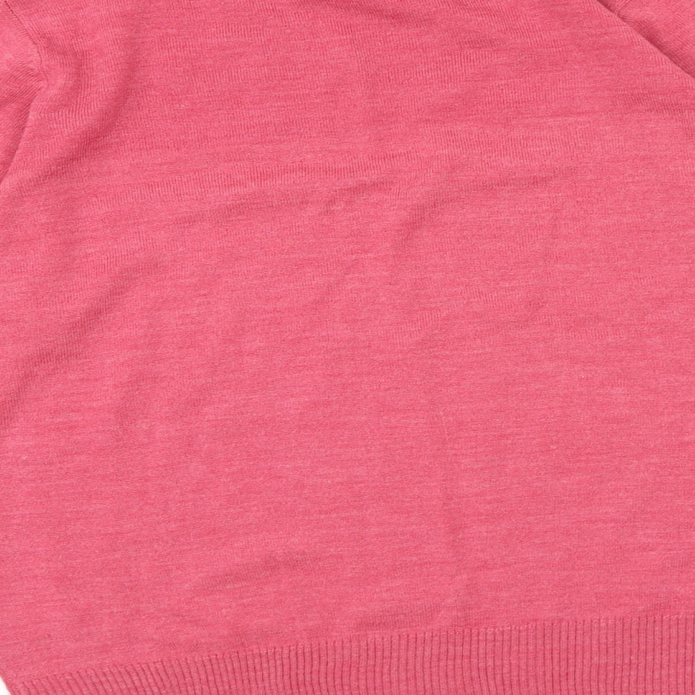 Honor Milburn Womens Pink  Knit Pullover Jumper Size M