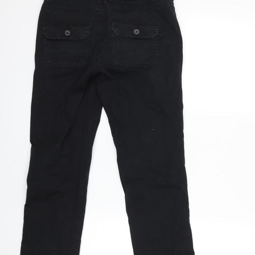 Camaieu Womens Black   Cargo Trousers Size 8 L23 in