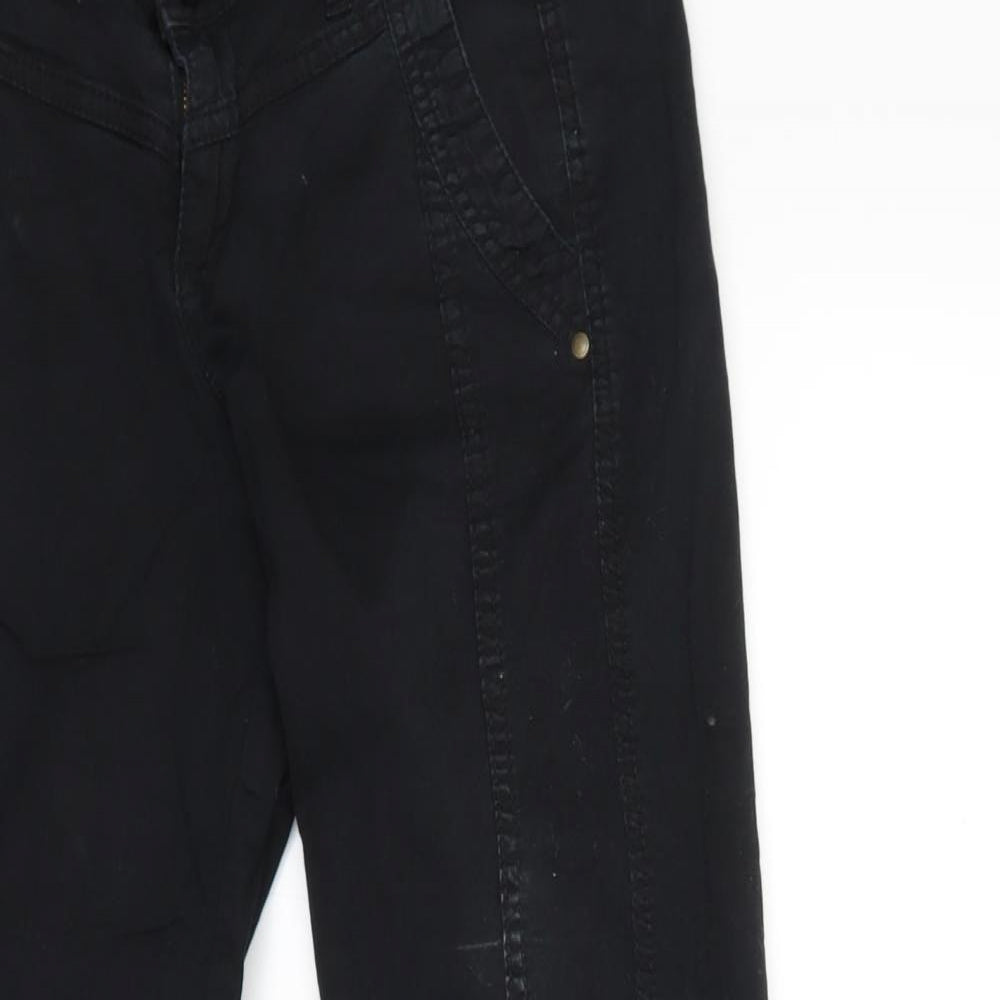 Camaieu Womens Black   Cargo Trousers Size 8 L23 in