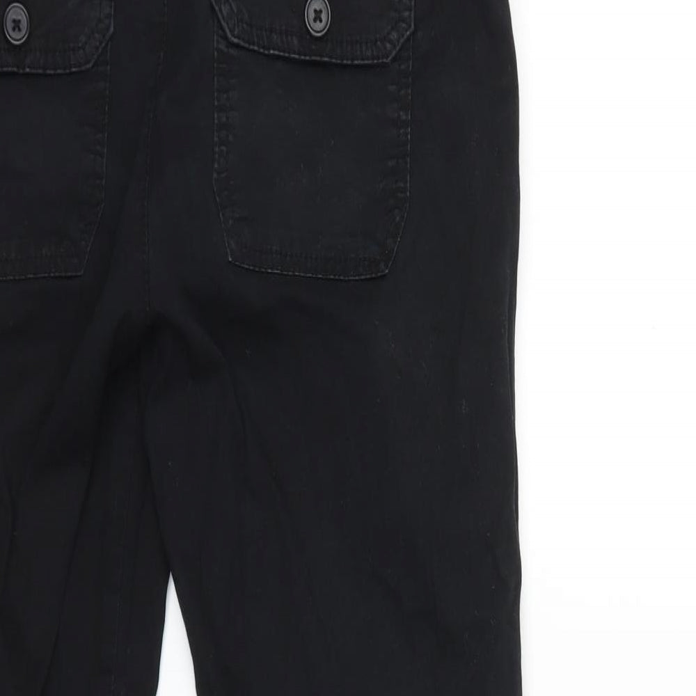 Camaieu Womens Black   Cargo Trousers Size 8 L23 in