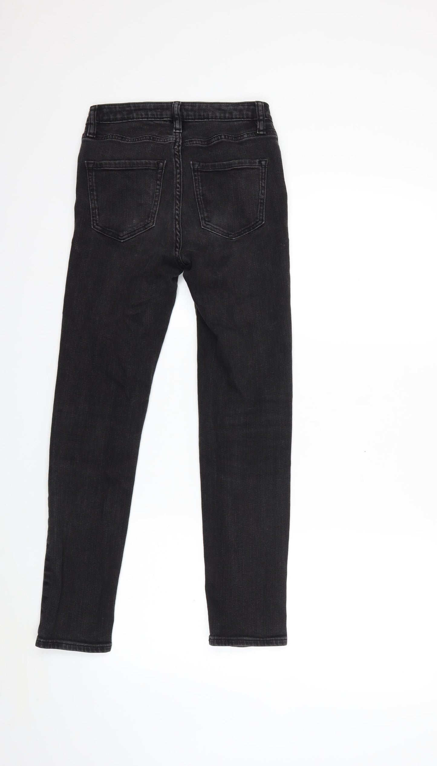 AllSaints Womens Black  Denim Skinny Jeans Size 24 in L25 in