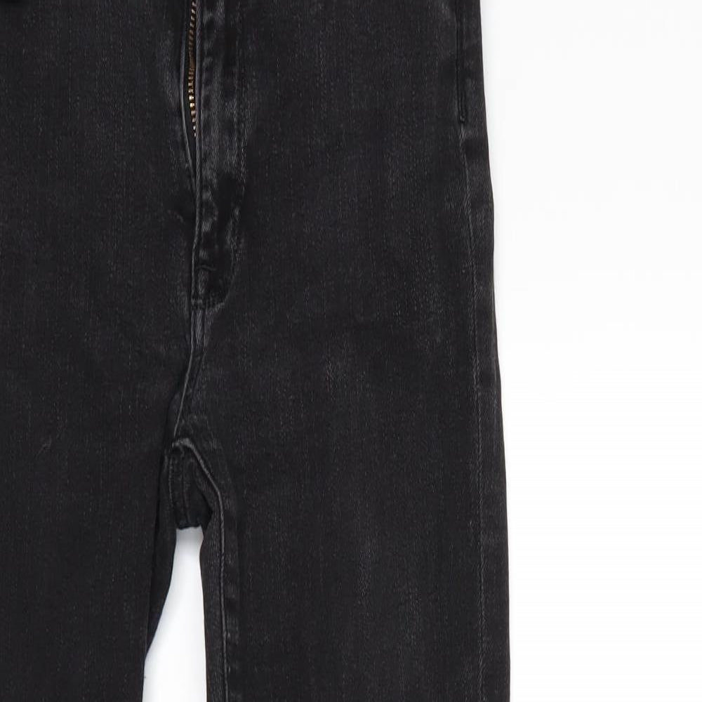 AllSaints Womens Black  Denim Skinny Jeans Size 24 in L25 in